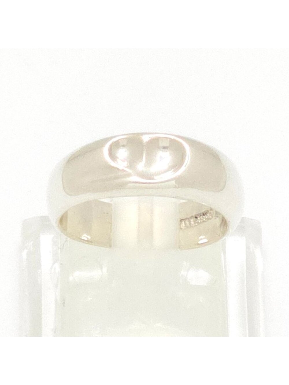 Tiffany & Co Elsa Peretti Curved Heart Ring Sterling Silver